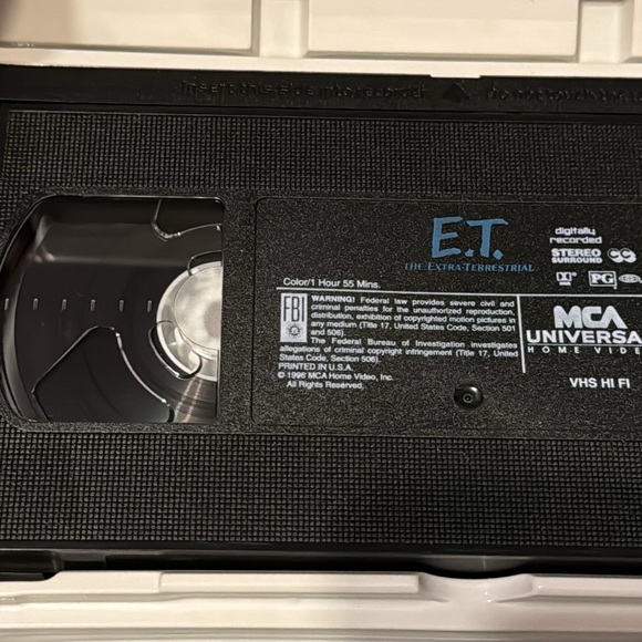 📼 Lot: E.T. The Extra-Terrestrial & My Favorite Martian. Used/like new VHS 🍿💫 - Picture 9 of 10